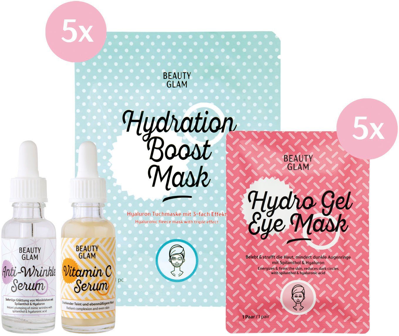BEAUTY GLAM Gesichtspflege-Set Beauty Glam Youth Boost, 12 Teile