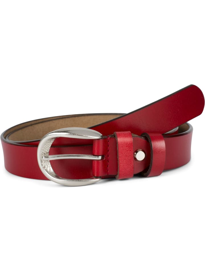 styleBREAKER Gürtel in Weinrot günstig kaufen