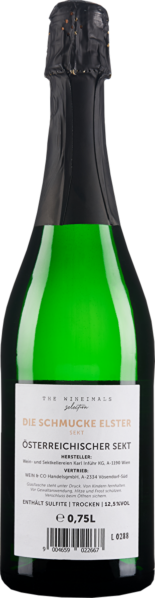 The Wineimals Sekt „Die schmucke Elster“