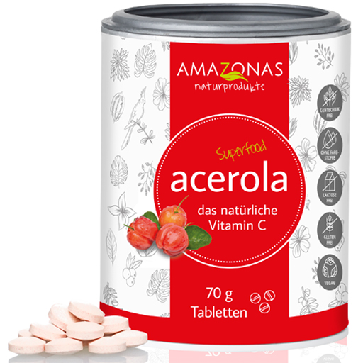 ACEROLA VITAMIN C ohne Zuckerzusatz Lutschtabl.  70 g  Lutschtabletten