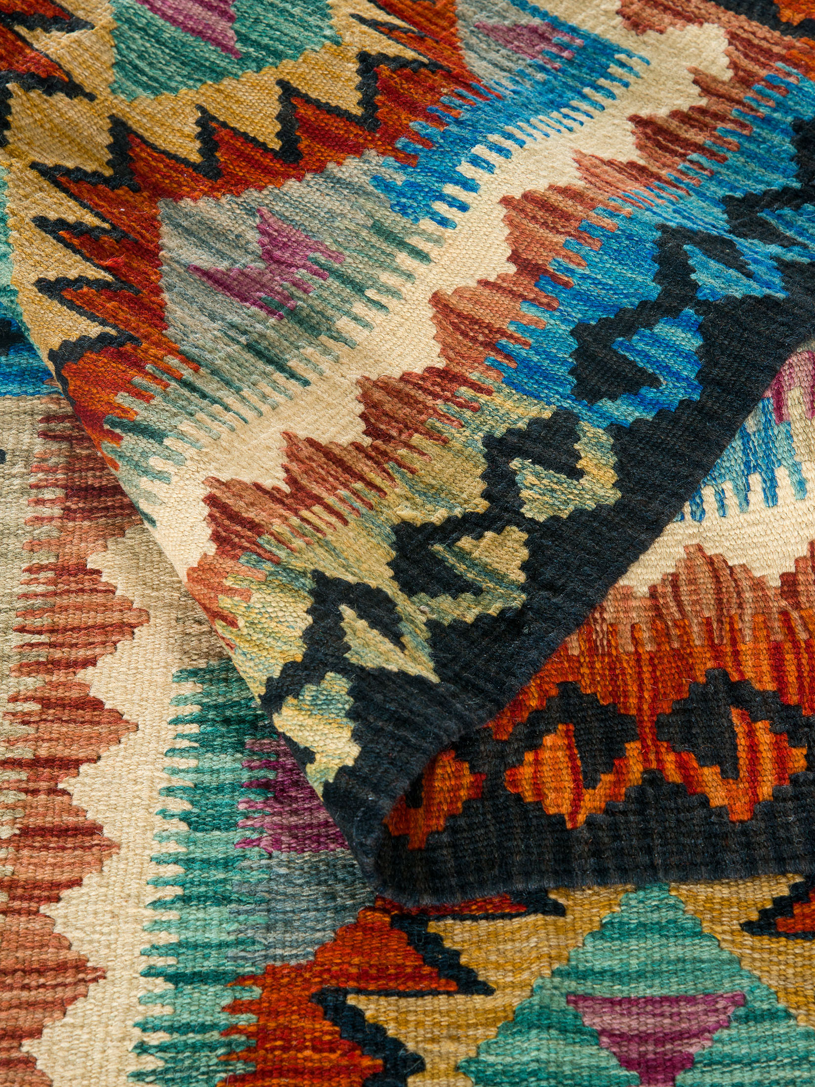 Afghan Kelim ca. 78 x 192 cm, Unikat / Einzelstück