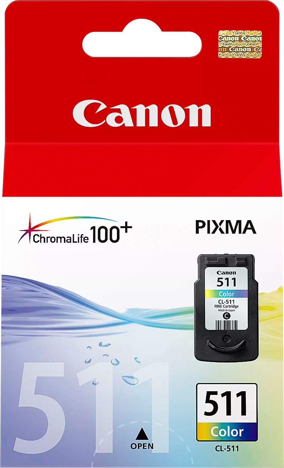 Canon CL-511 Tintenpatrone (original Druckerpatrone 511 cyan/magenta/gelb)