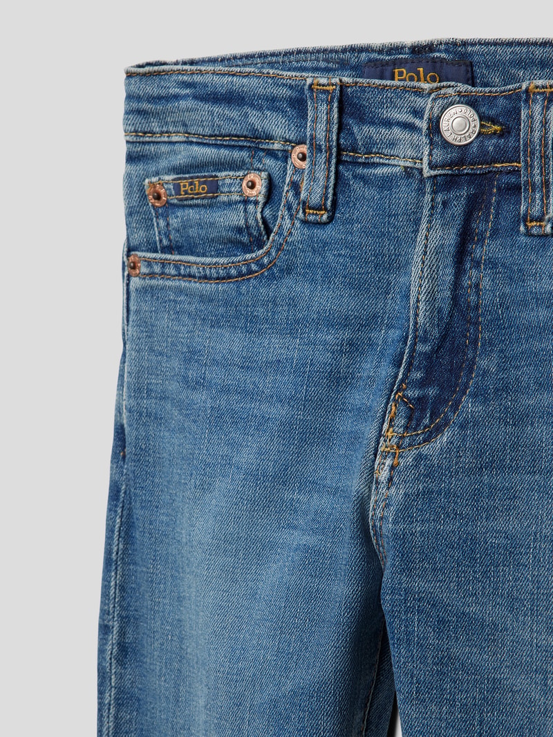 Slim Fit Jeans im 5-Pocket-Design Modell 'SULLIVAN' in blau