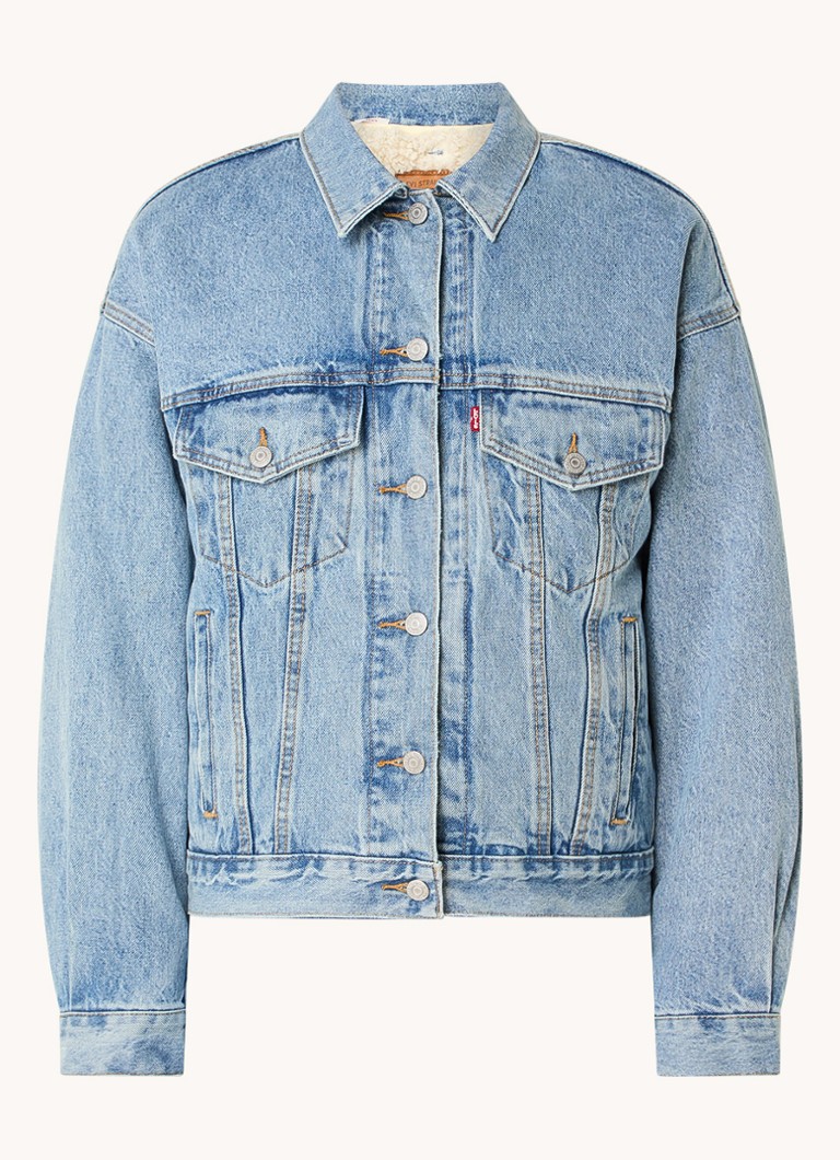 Levi's  Spijkerjas met steekzakken en uitneembare teddy voering