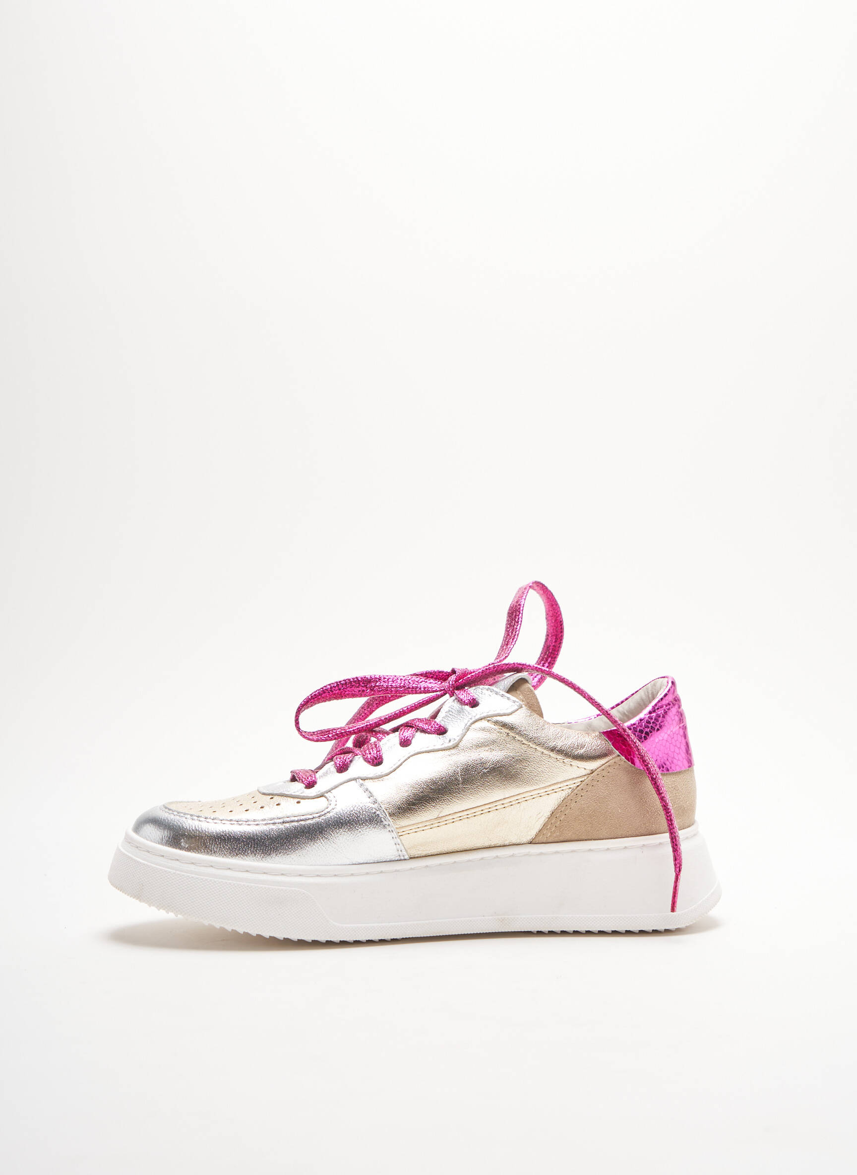Gio  Baskets Femme couleur beige