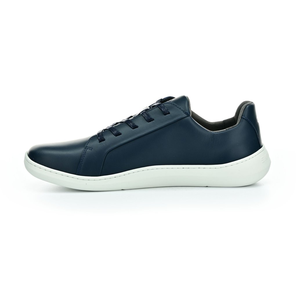 Skinners Moonwalker Leather Dark Blue Barfußsneakers