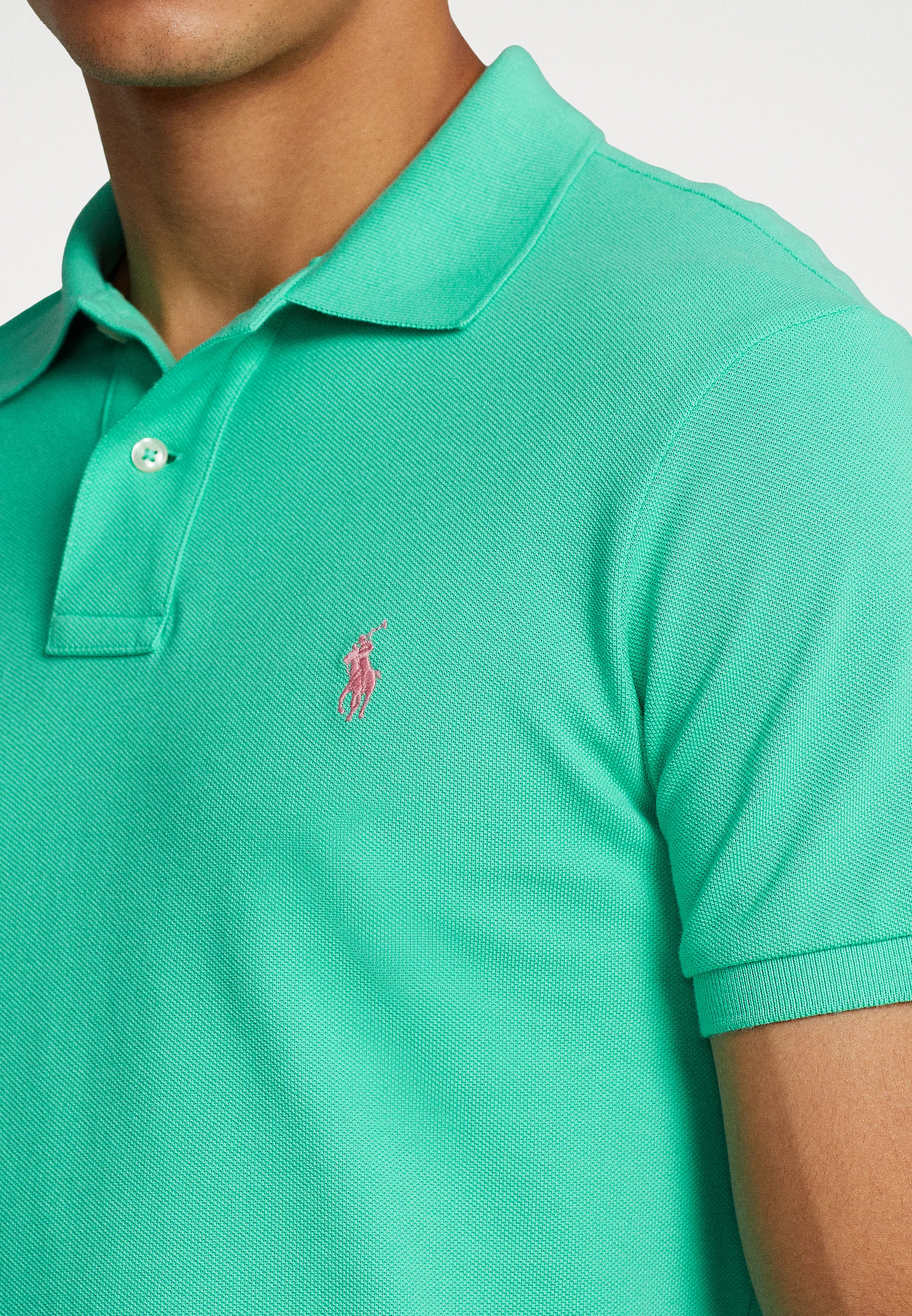 Polo Ralph Lauren SLIM FIT MESH SHIRT - Polo