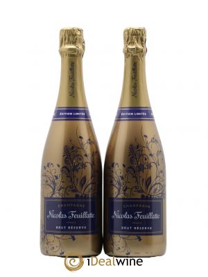 Champagne Nicolas Feuillate Brut Reserve Edition Limitée  - Lot de 2 Bouteilles