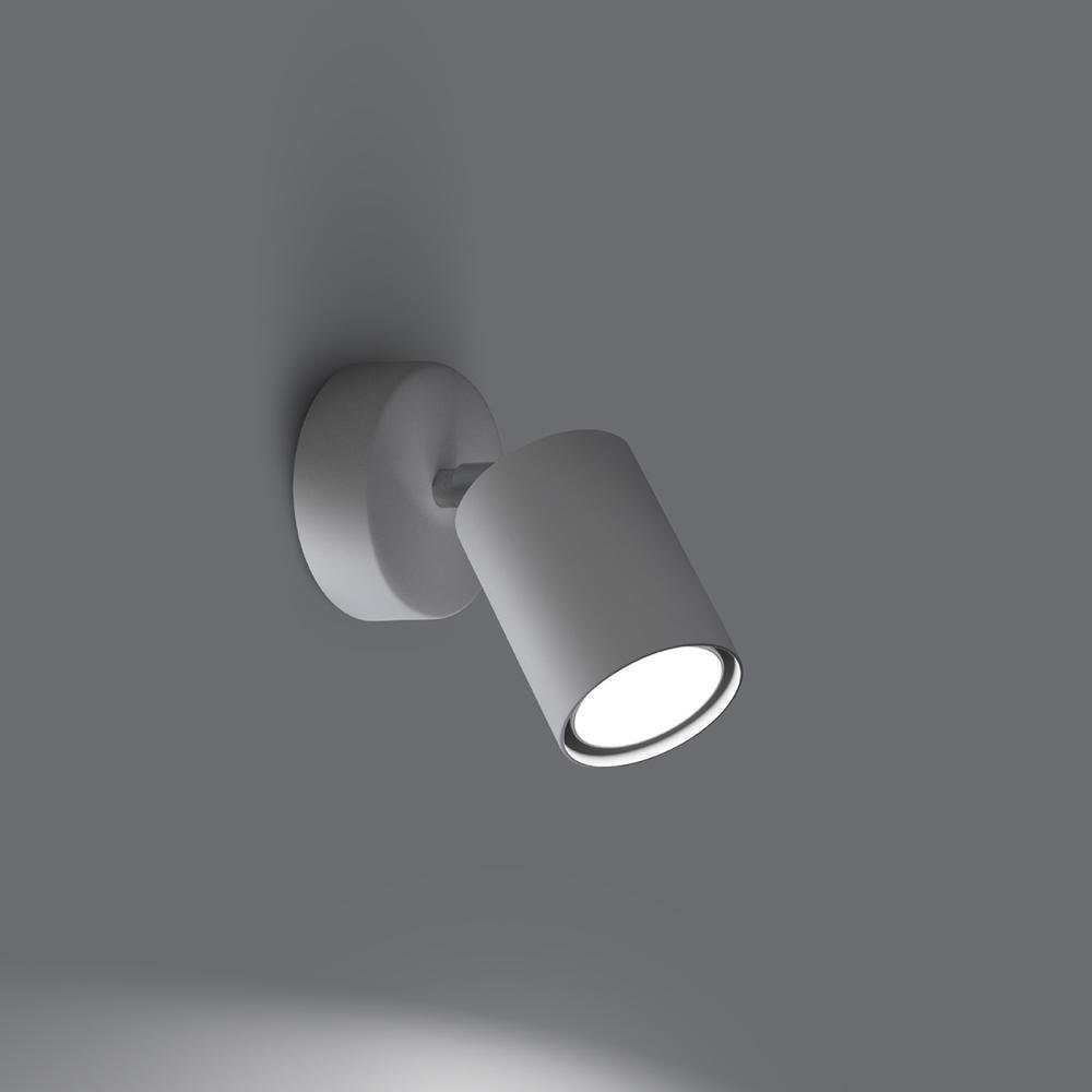 famlights Wandleuchte, Wandleuchte Len in Weiß GU10, keine Angabe, Leuchtmittel enthalten: Nein, warmweiss, Wandleuchte, Wandlampe, Wandlicht