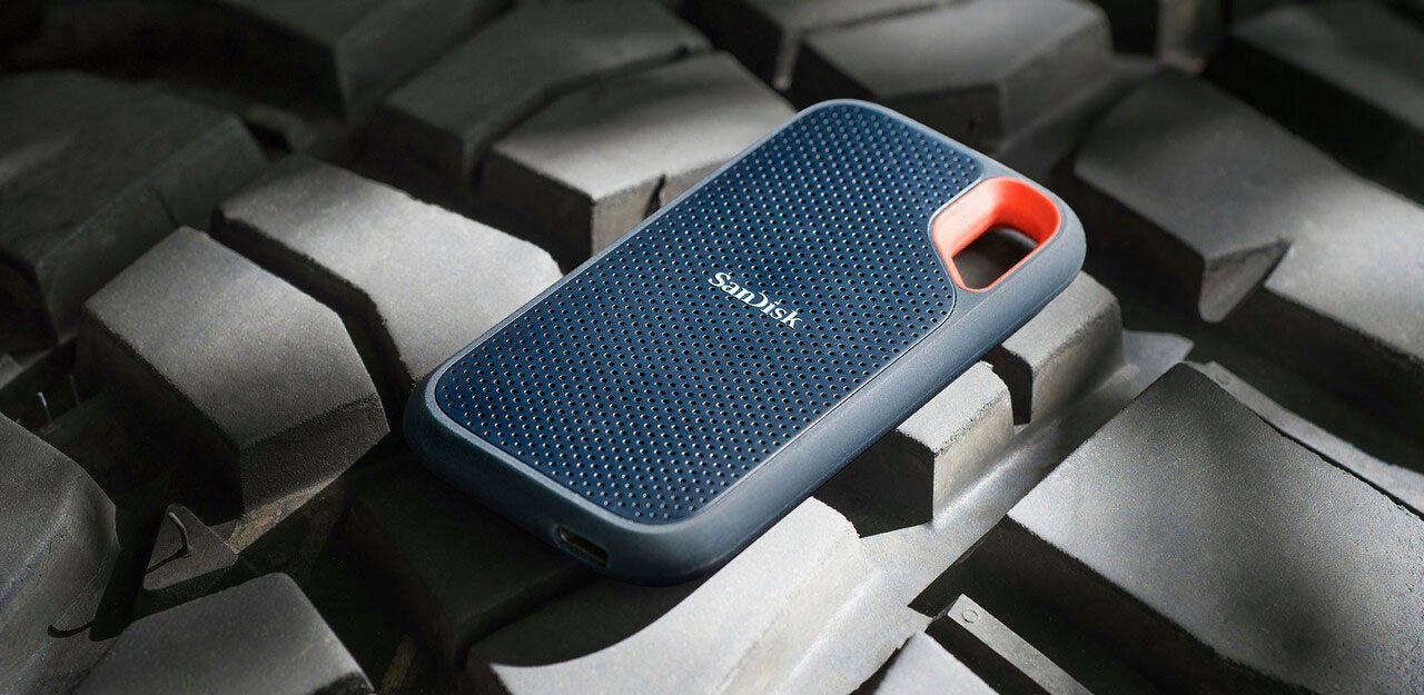 Sandisk Extreme® Portable SSD externe SSD (4 TB) 1050 MB/S Lesegeschwindigkeit, 1000 MB/S Schreibgeschwindigkeit