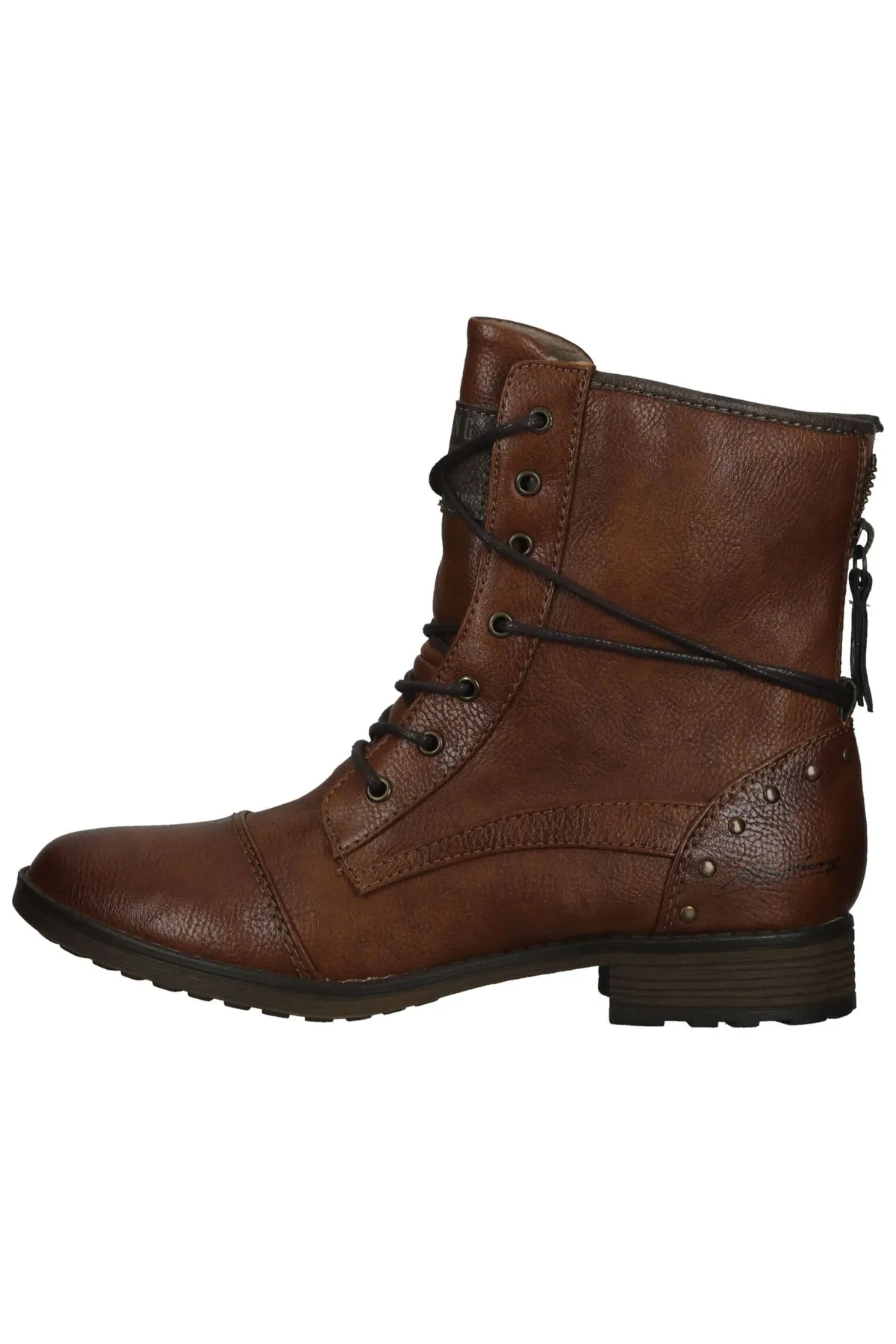Mustang  Stiefelette - Braun - Blockabsatz