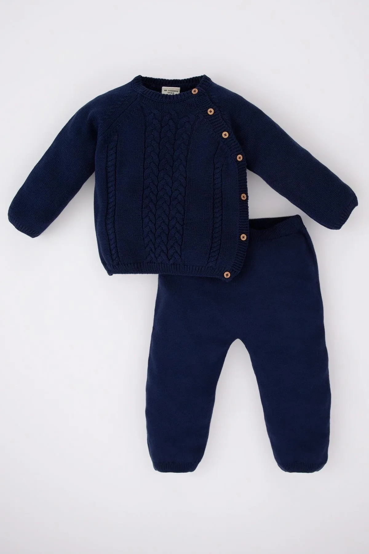 DeFacto  Strickwaren-Set mit Pullover und Unterteil für Babys, 2-teilig
