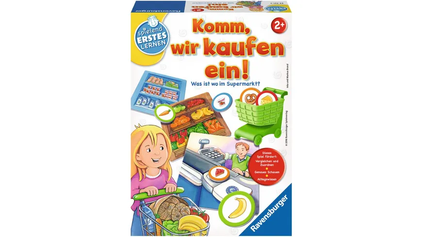 Ravensburger Spiel - Lernspiele - Komm, wir kaufen ein!