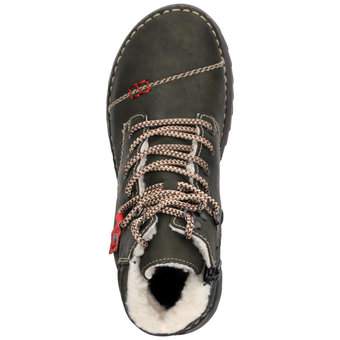 Rieker Schnürstiefelette in grün