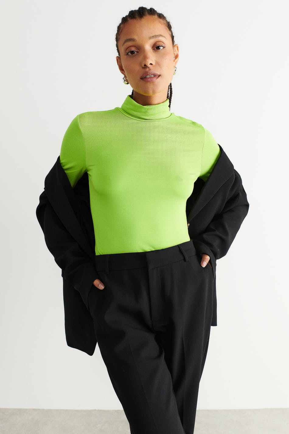 Soft turtleneck top