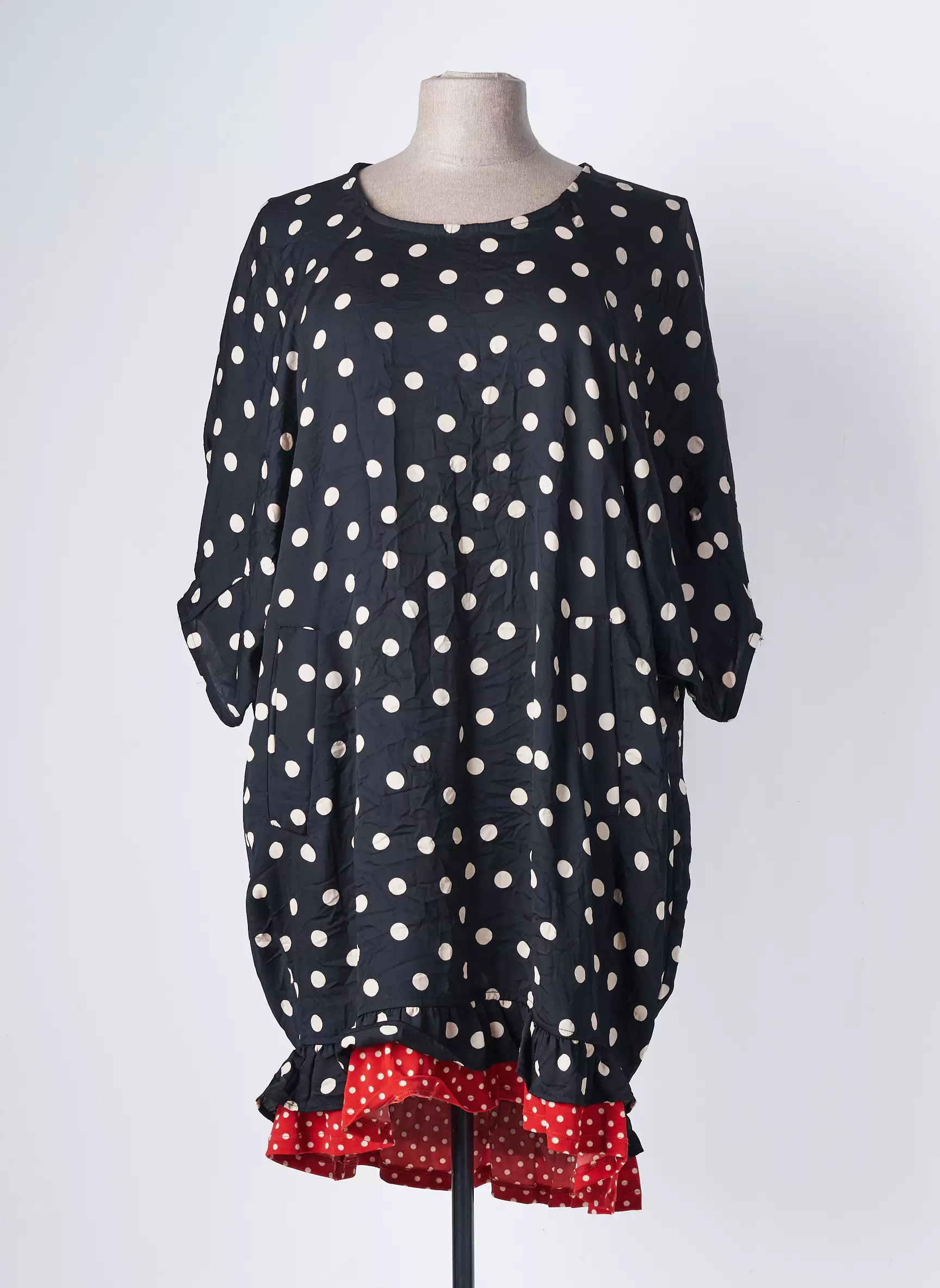 Alembika Robes Mi Longues Femme couleur noir