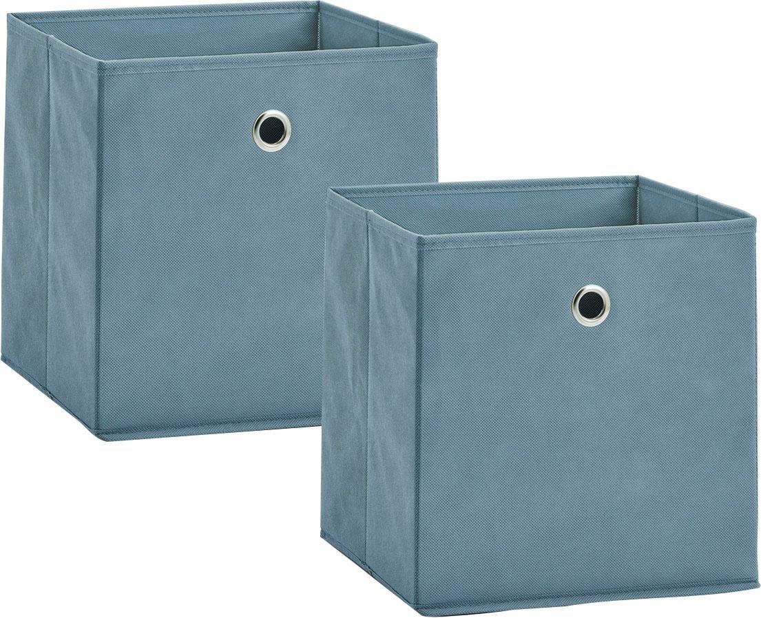 Zeller Present Aufbewahrungsbox (Set, 2 St), faltbar und schnell verstaut