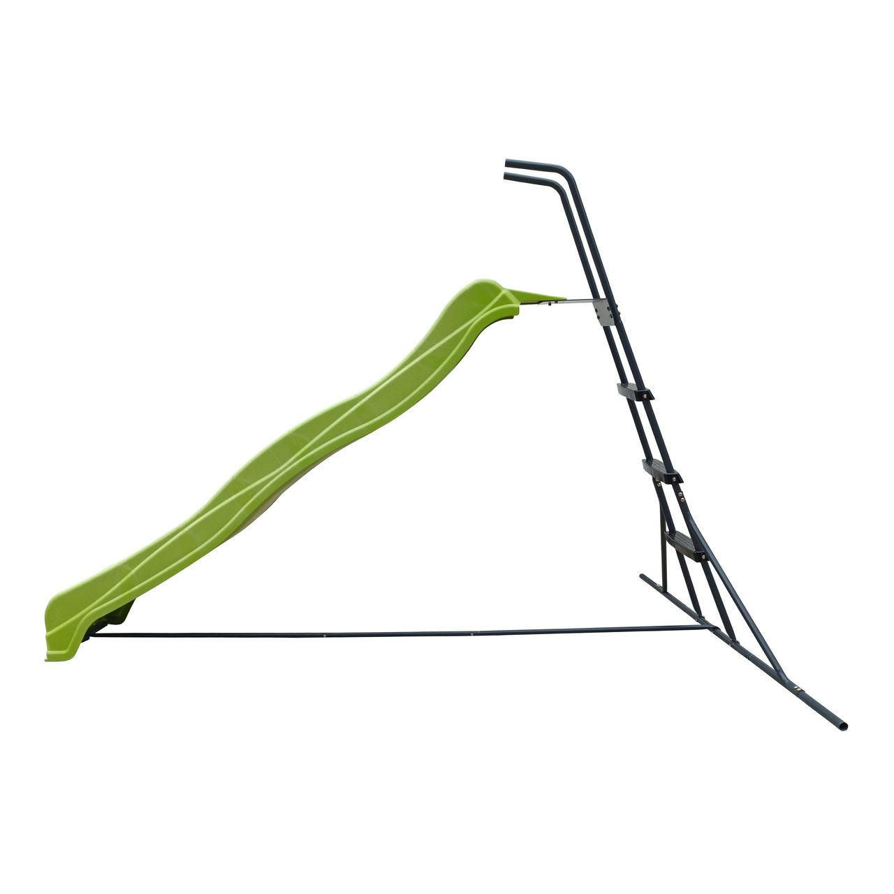 AXI Freistehende Rutsche 220cm Lindgrün/anthrazit
