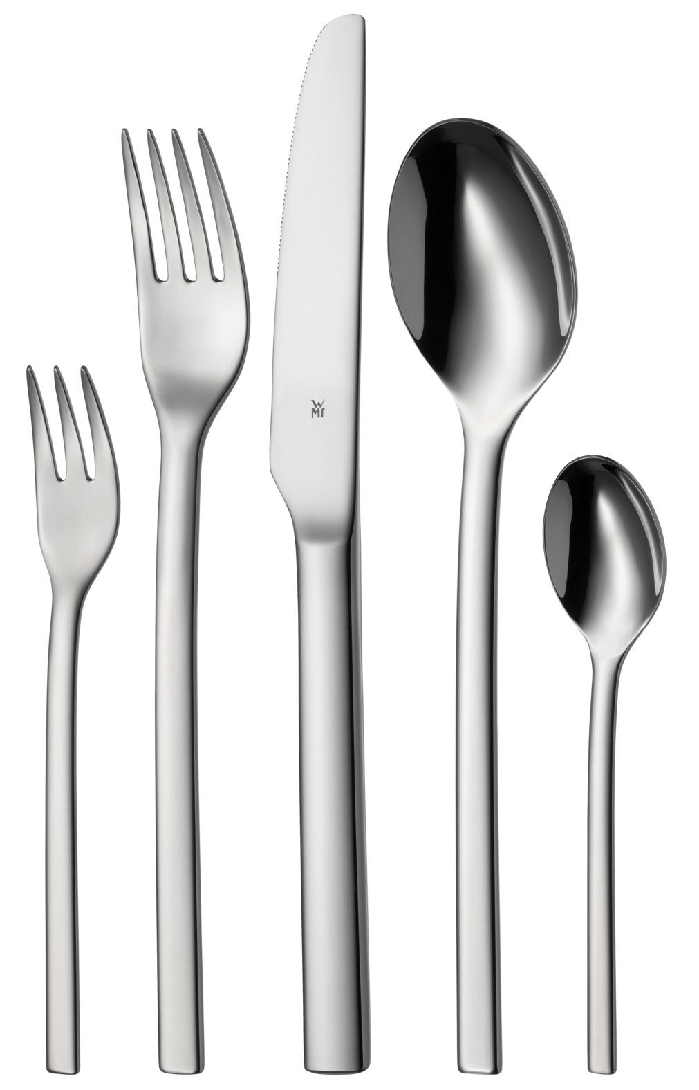 WMF Besteck-Set Tavira, 6 Personen, 30-teilig, Monobloc-Messer, Cromargan Edelstahl poliert