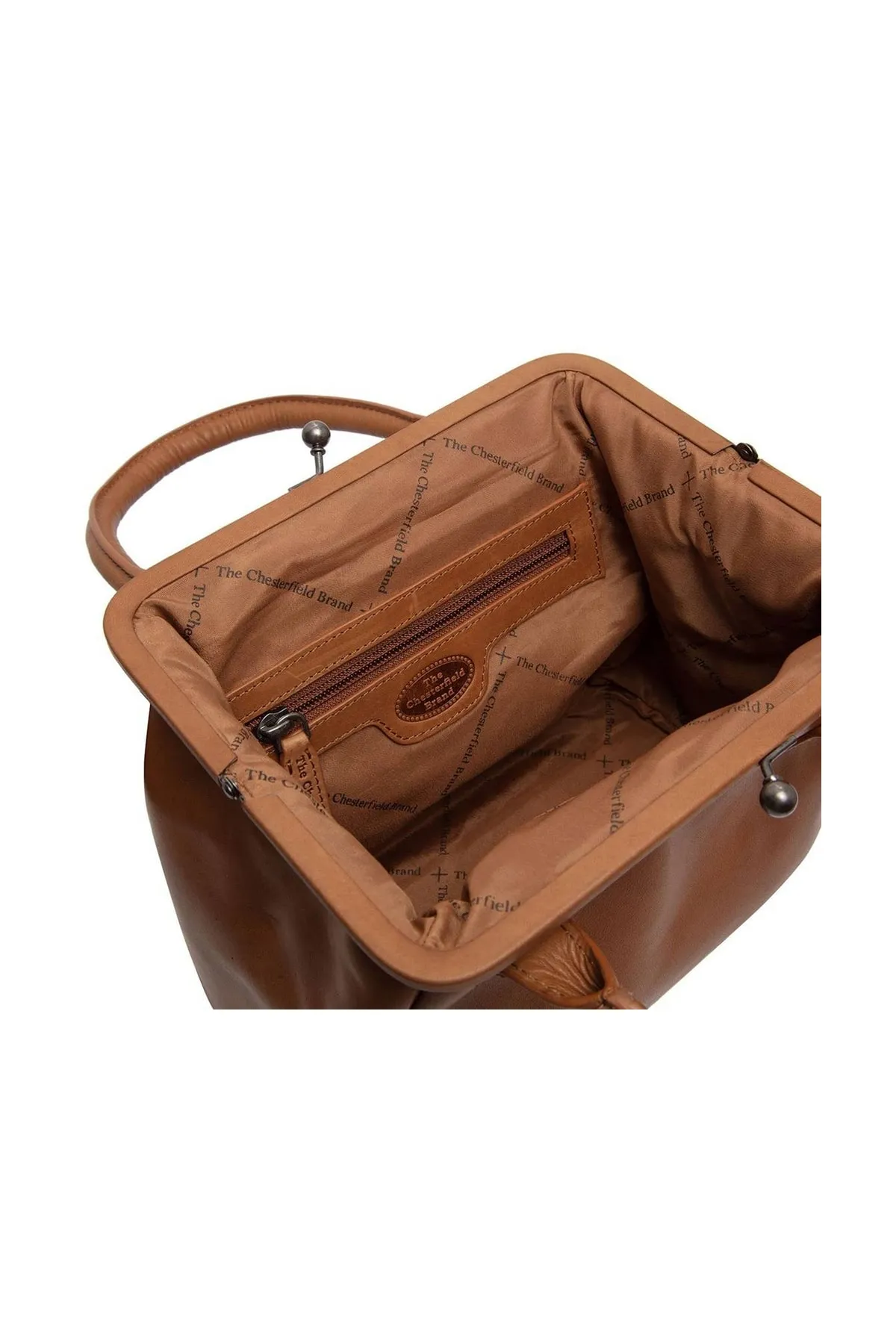 The Chesterfield Brand  Handtasche - Braun - Strukturiert