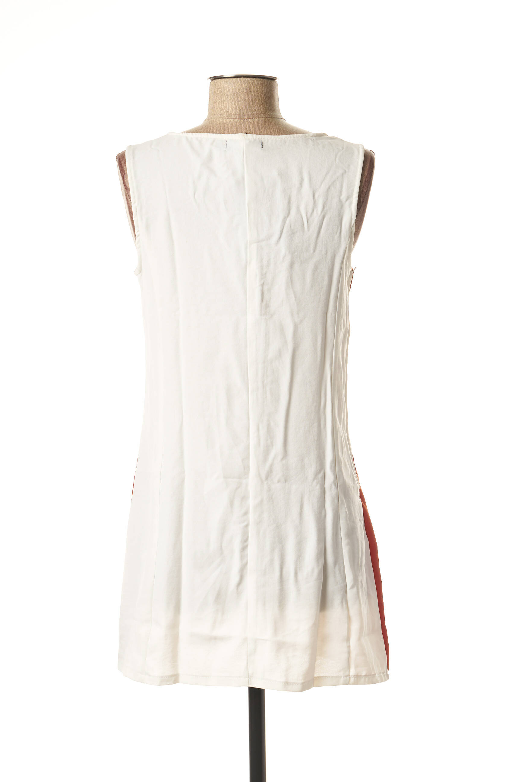 L33 Tuniquesansmanche Femme couleur blanc