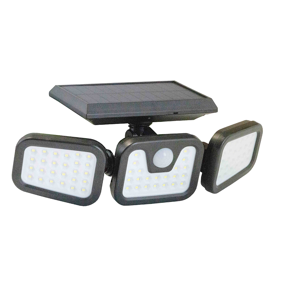 EZSolar LED Solar-Wandlicht mit Bewegungssensor - Grau - 700 Lumen