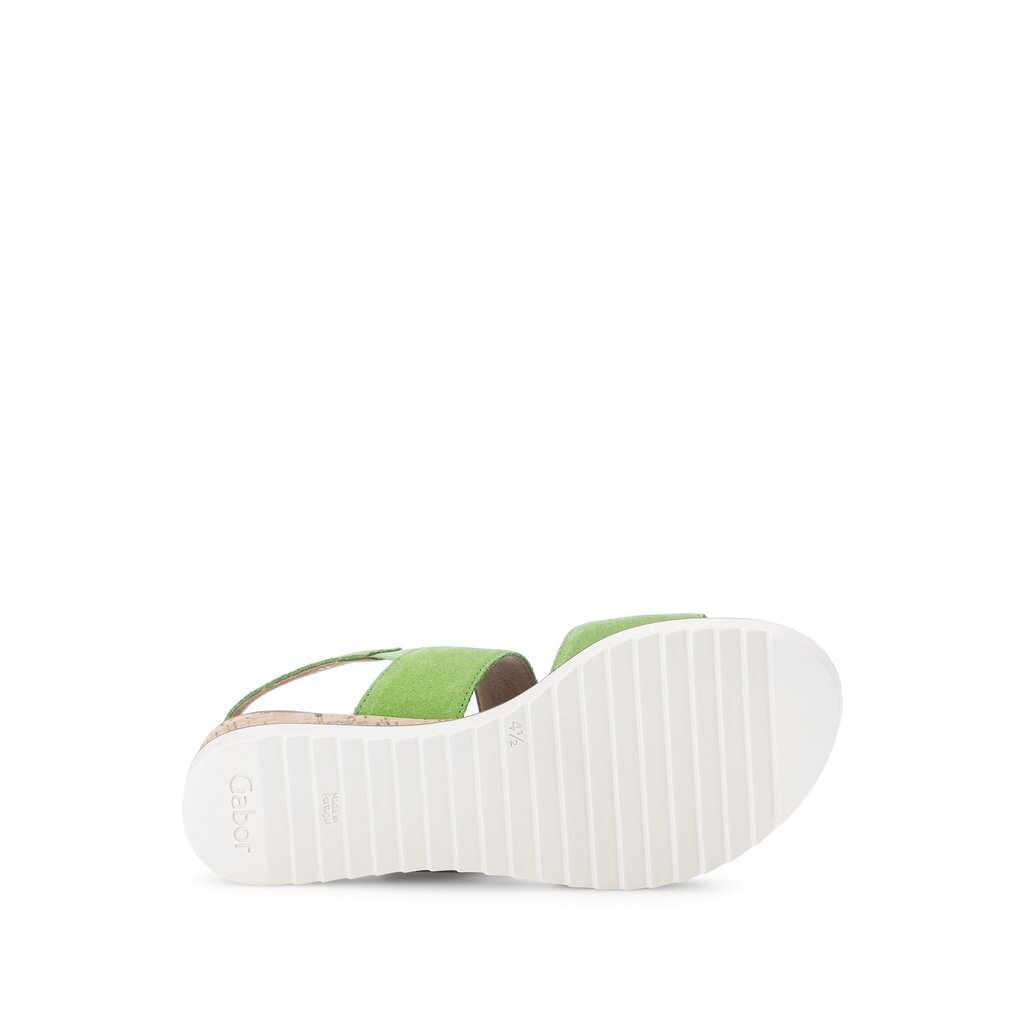 Gabor comfort Keilsandalette grün