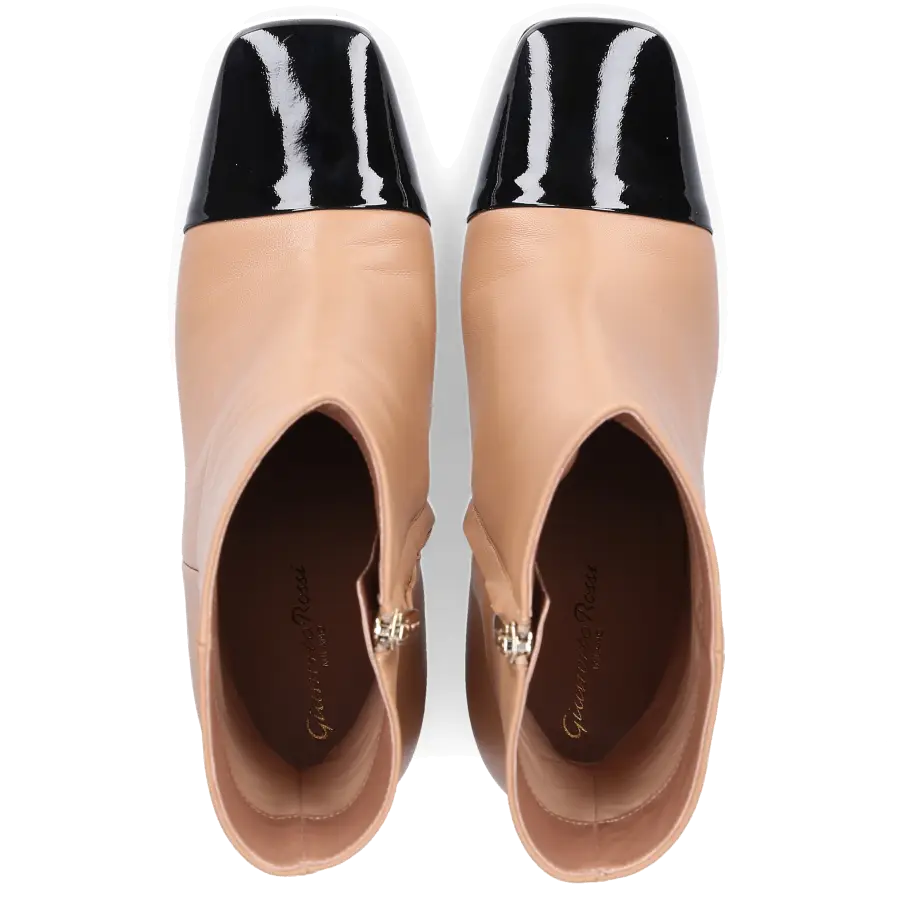 Gianvito Rossi - Stiefeletten LOGAN 85 Nappaleder - beige