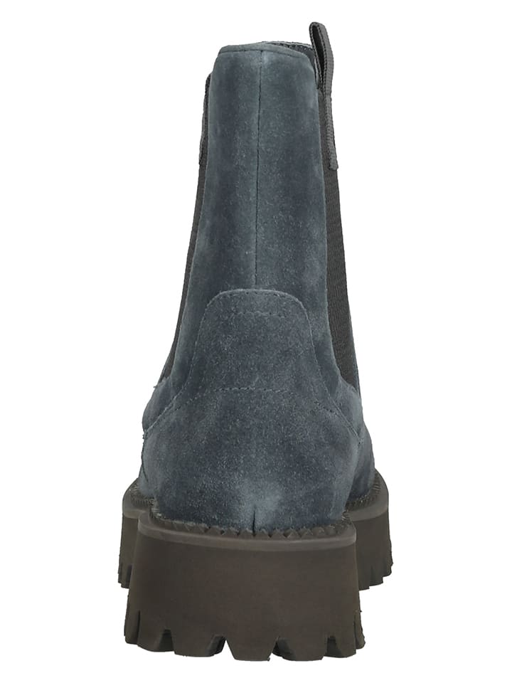 Ara Shoes Leder-Chelsea-Boots in Grau günstig kaufen