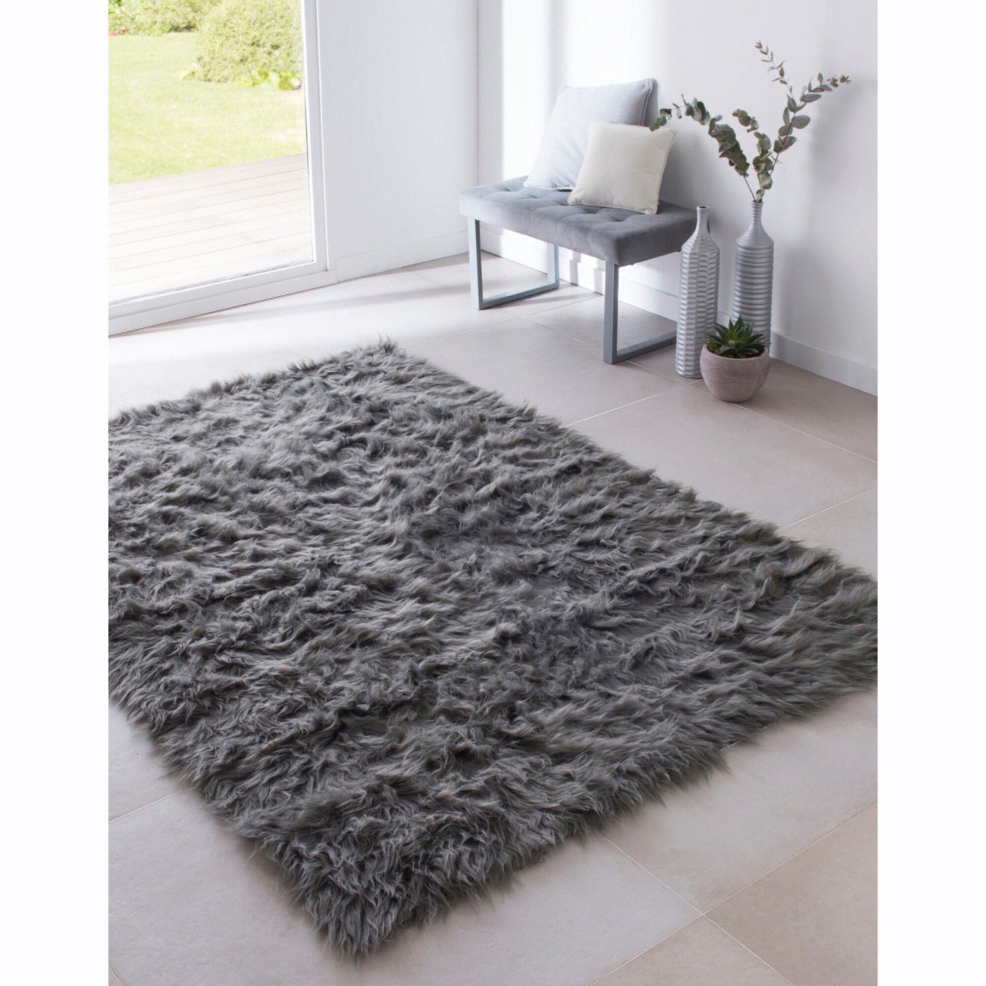 Tapis poils longs