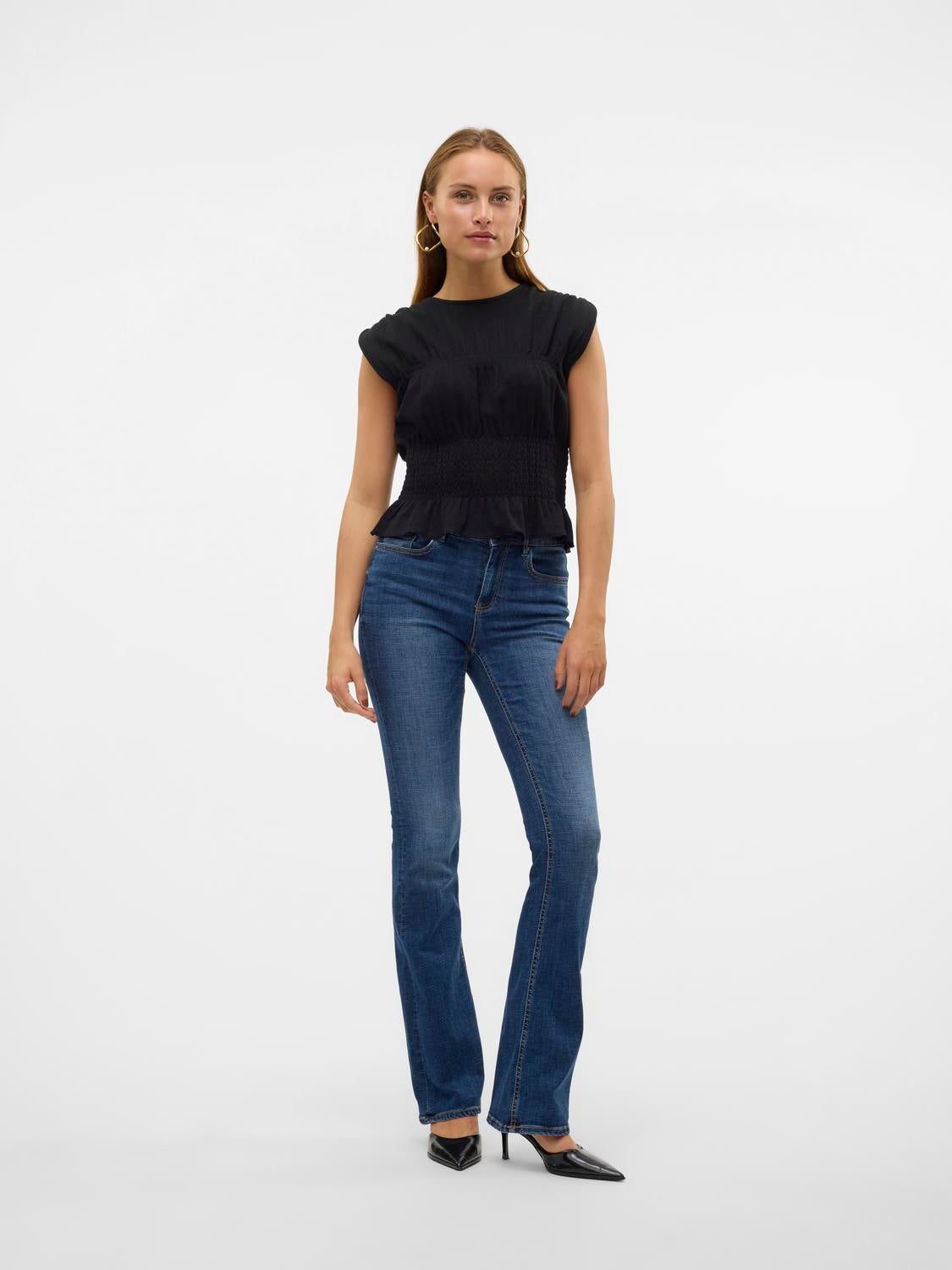 VMFLASH Mid Rise Ausgestellt Jeans
