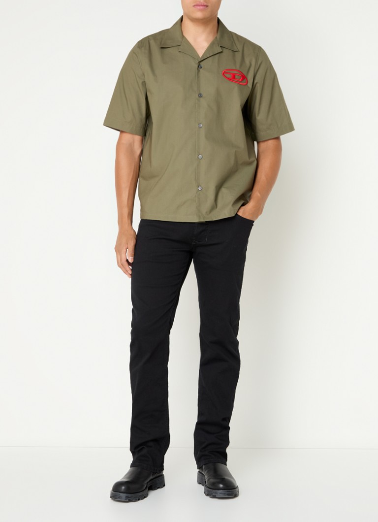 Camicia Diesel S-Mac-C dalla vestibilità classica con logo ricamato