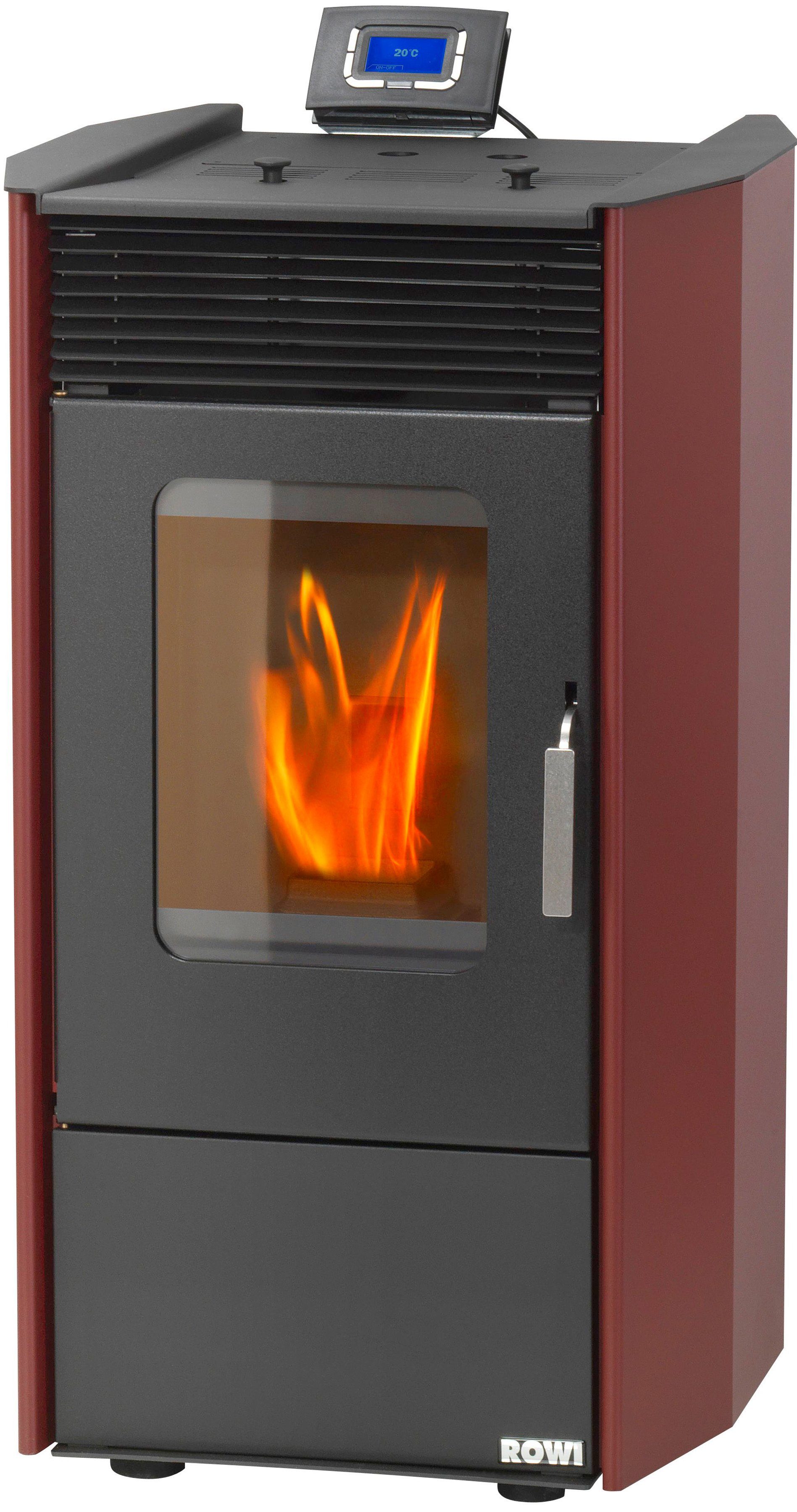 ROWI Pelletofen HPO 9,0 Easy Premium, 8,1 kW, Zeitbrand, 55-90 W, 230 V
