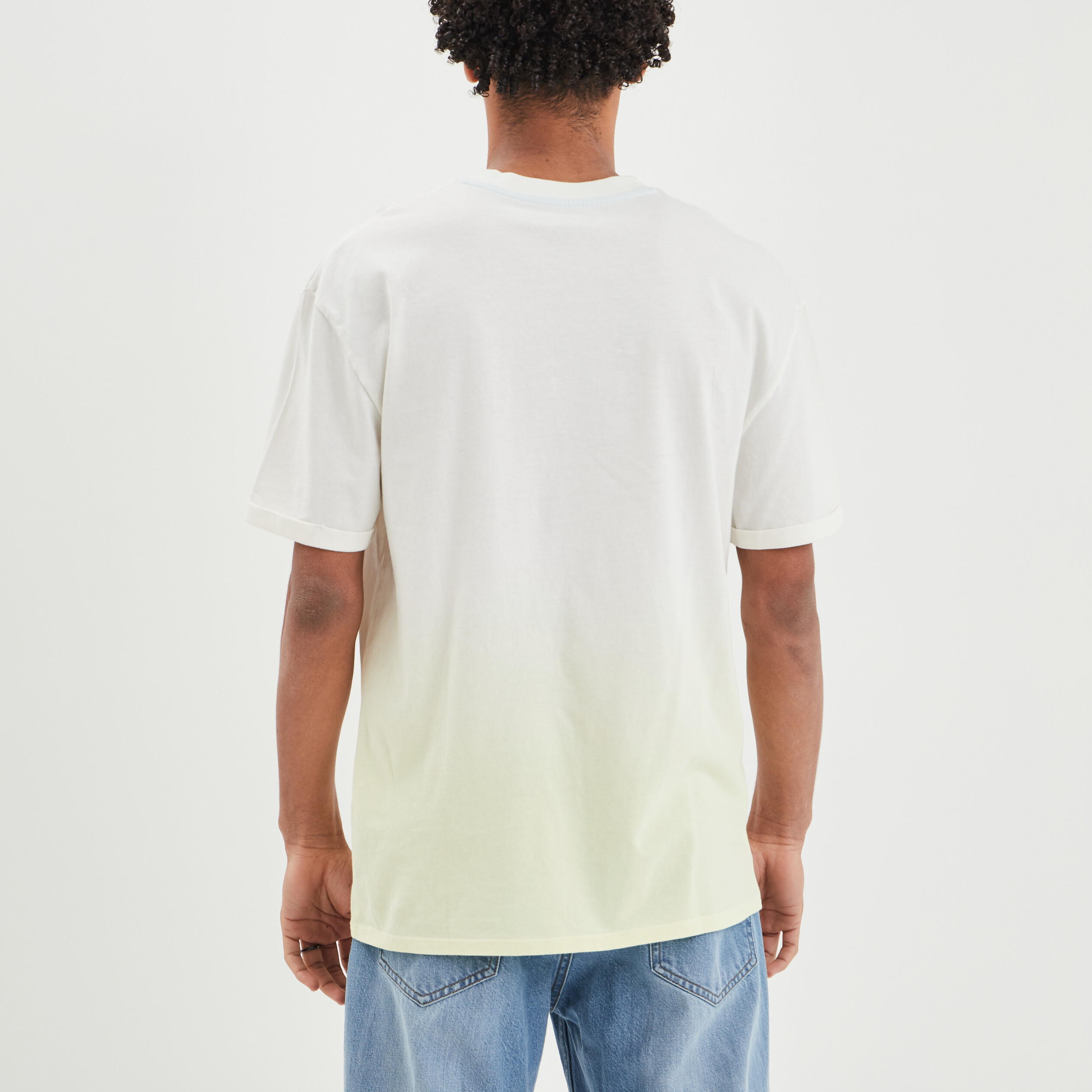 T-shirt manches courtes Creeks jaune clair homme | La Halle