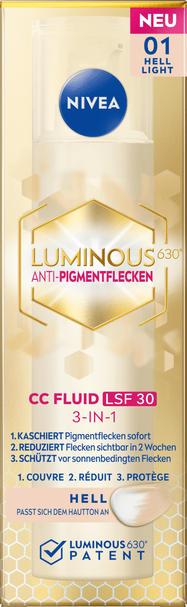 CC Creme Luminous 630 Getöntes Fluid Hell LSF 30, 40 ml