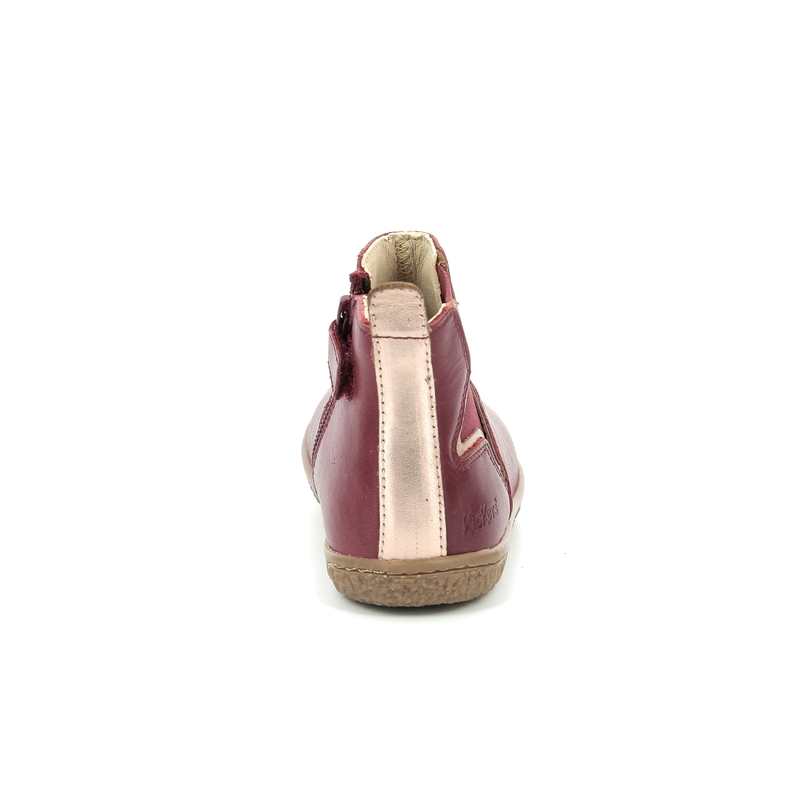 Boots cuir Vermillon