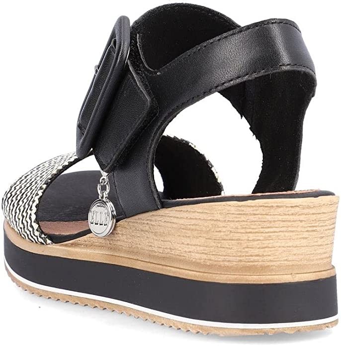REMONTE Klassische Sandalen schwarz