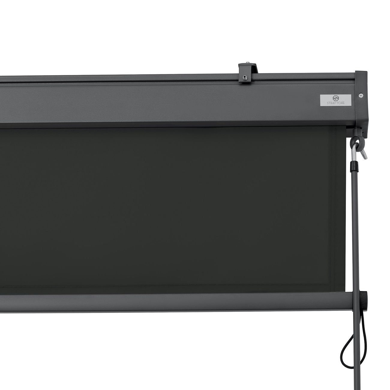 Strattore Balkonsichtschutz Ausziehbare Senkrechtmarkise 180 x 250 cm - Anthrazit