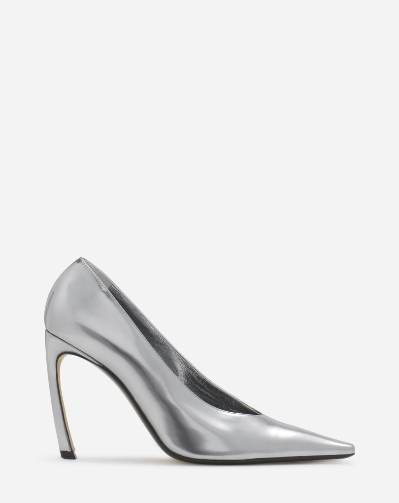ESCARPINS SWING EN CUIR MÉTALLISÉ