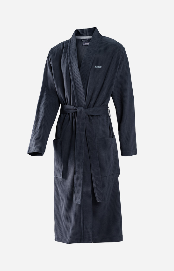 Herren Bademantel JOOP! UNI-PIQUÉ in Navy