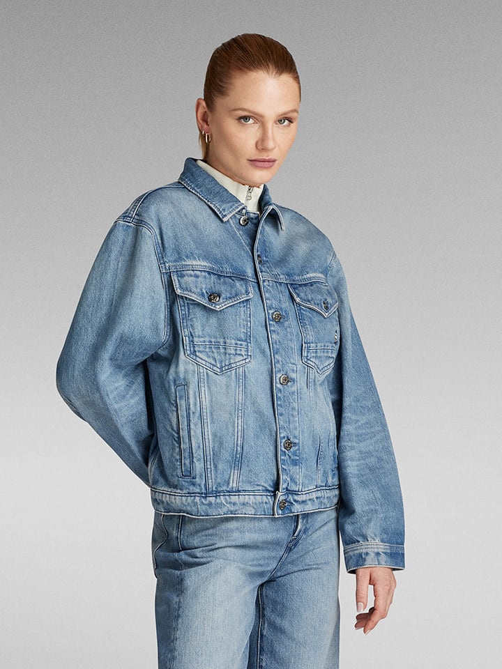 G-Star Jeansjacke in Blau günstig kaufen
