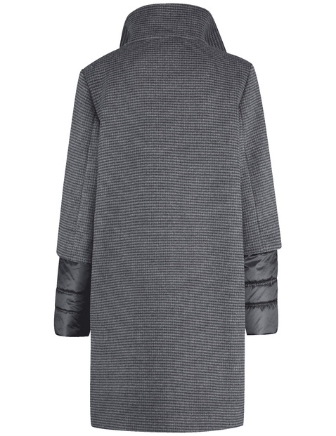 Kurzmantel mit Material-Patch