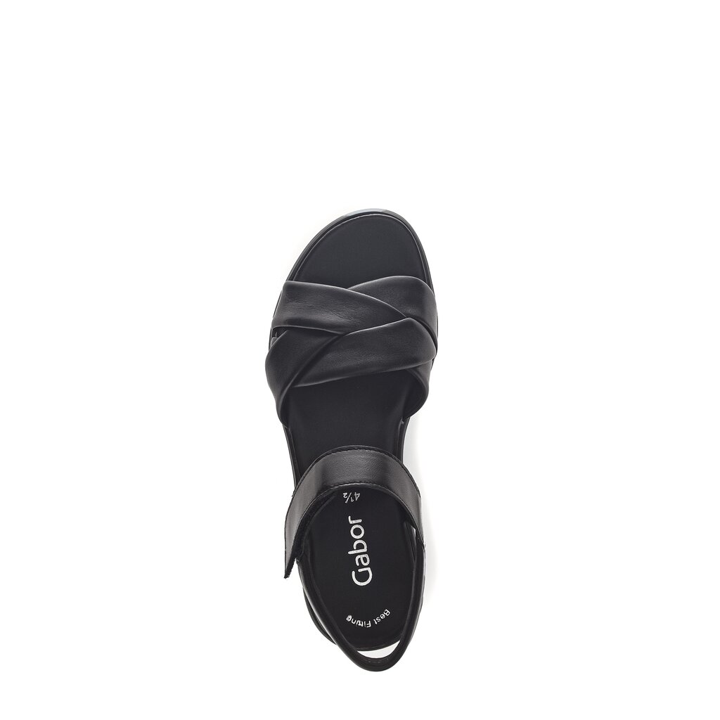 Gabor fashion Plateau Sandale schwarz