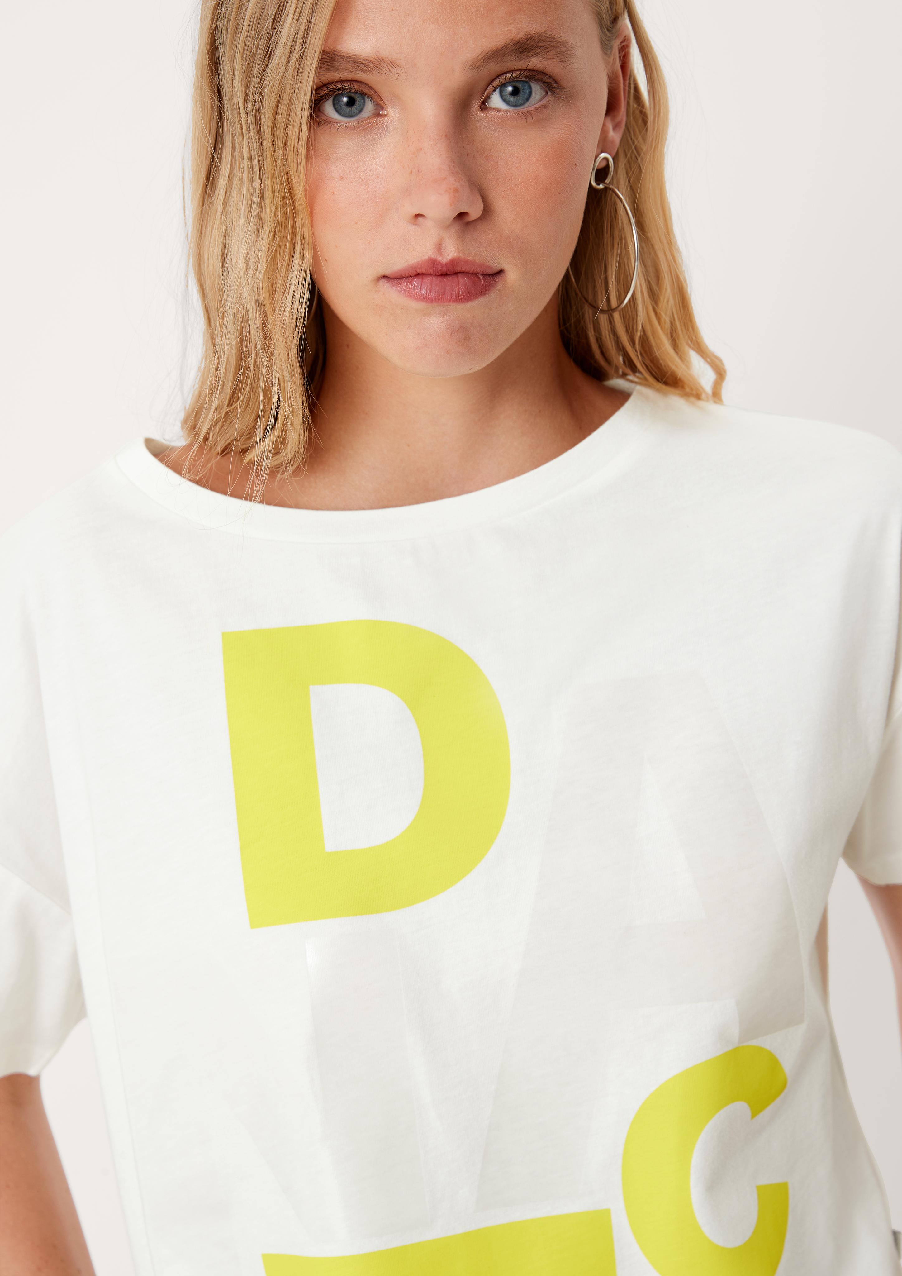 Cropped Shirt mit Print  2124657-02D0