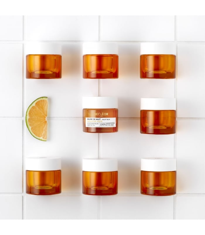 DECLÉOR-MANDARINE VERTE BAUME DE NUIT-Crème de Nuit Anti-rides Éclat