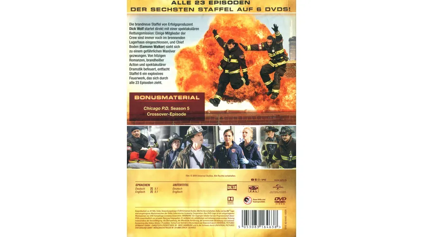 Chicago Fire - Staffel 6  [6 DVDs]