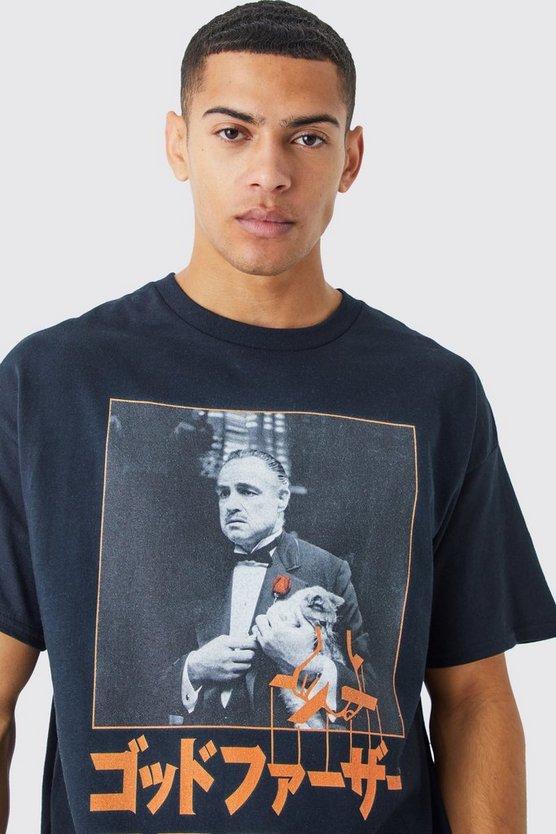 Oversize T-Shirt mit lizenziertem Godfather Print