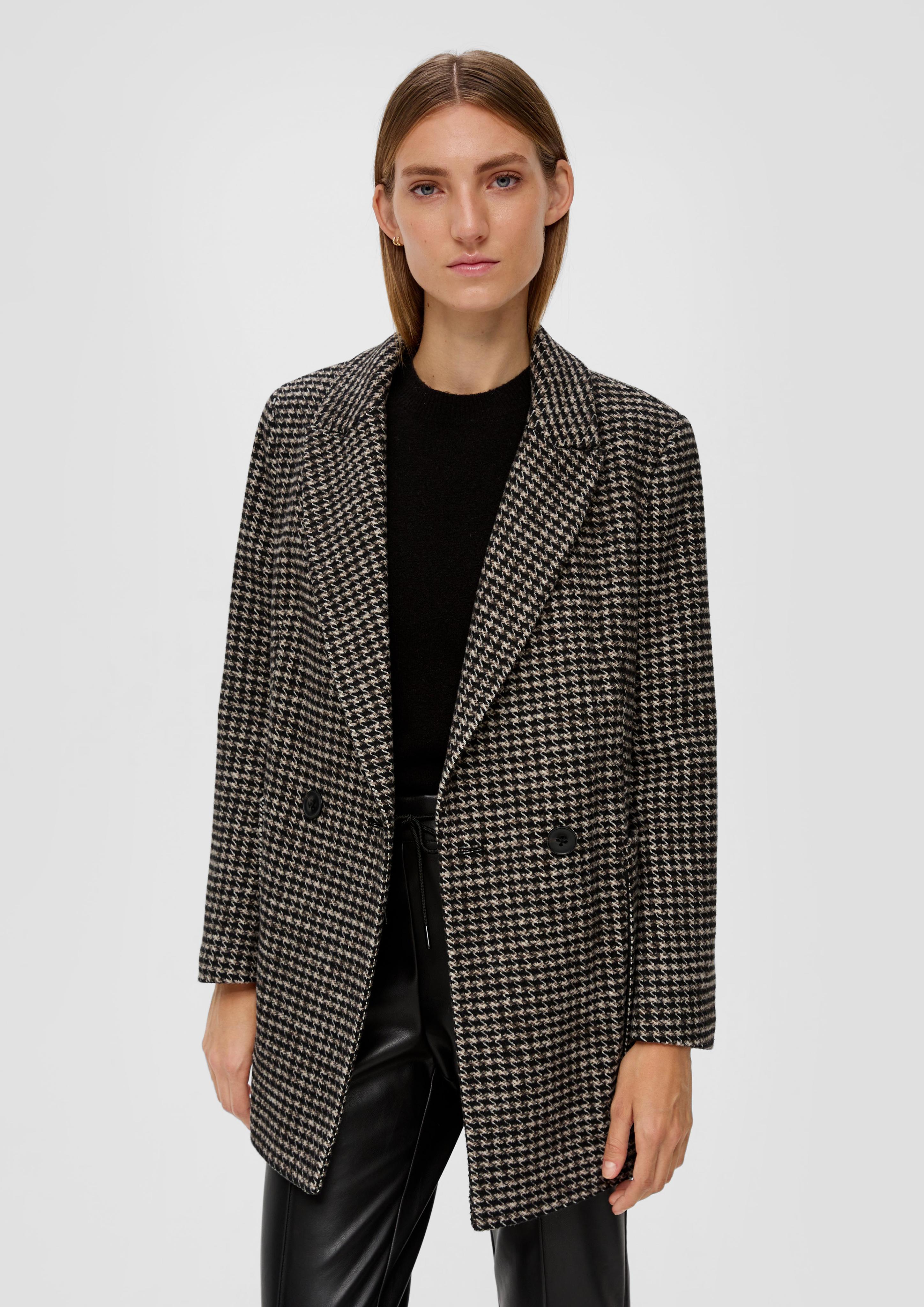 Kurzmantel aus Wollmix  2133539-88N1