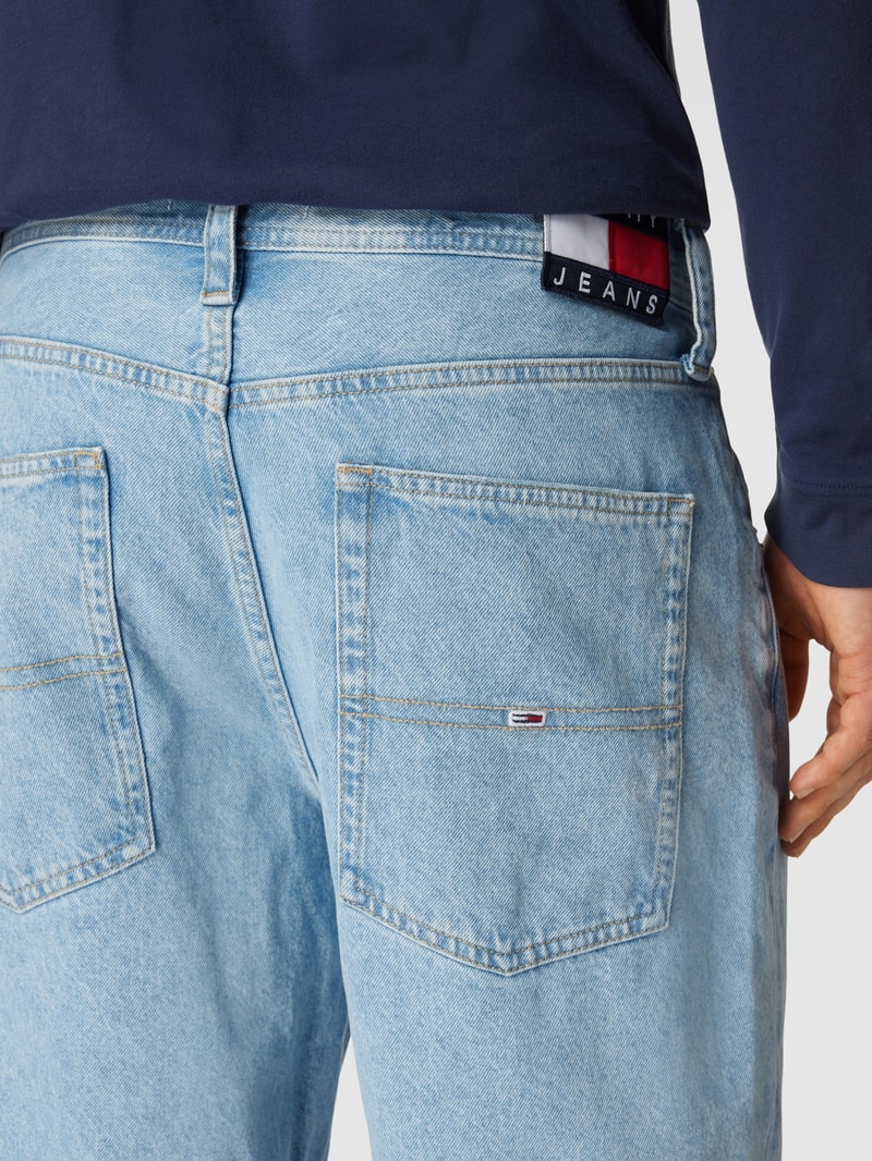 Baggy Fit Jeansshorts im 5-Pocket-Design Modell 'AIDEN' in jeans