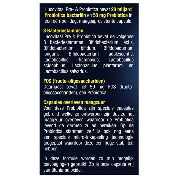 Lucovitaal Pre & Pro Biotica kapszulák 30 darab